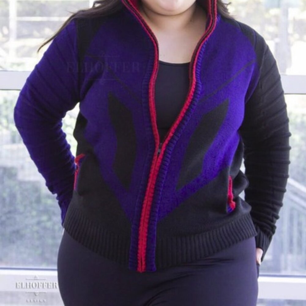 Elhoffer Design Secret Soldier Unisex Knit Jacket Bucky Barnes Winter Soldier